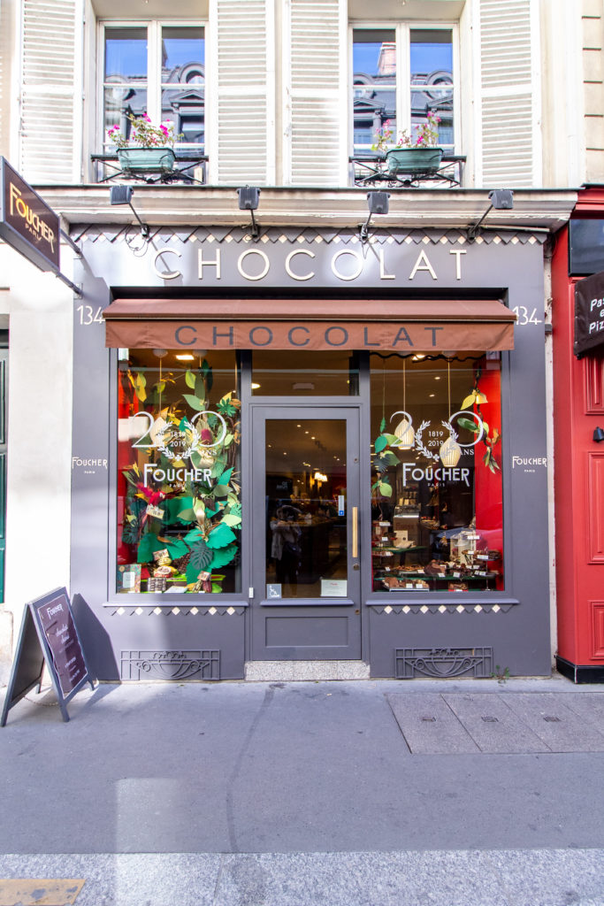 Foucher, one of the best chocolate shops in Paris