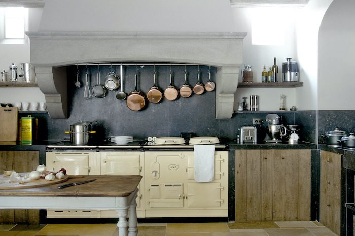 the kitchen of a country home in paris, mfch magazine jan/feb 2020