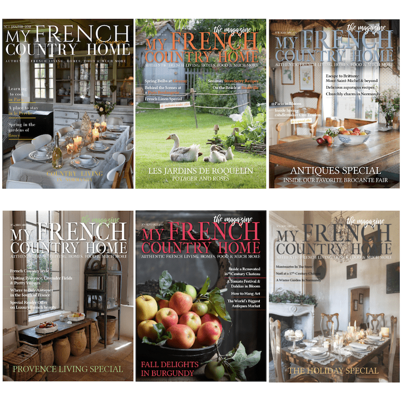my french country home magazine covers