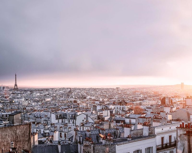 View of landscape of Paris