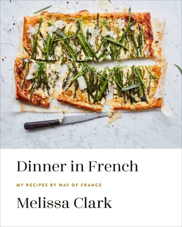 book cover with asparagus tart