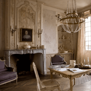 inside an 18th century home in france