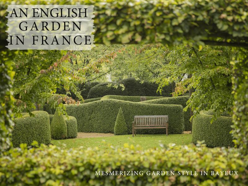 english garden in france