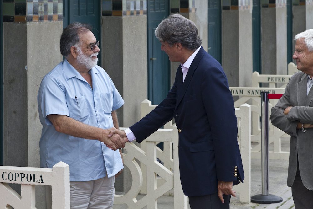 Two men shaking hands 