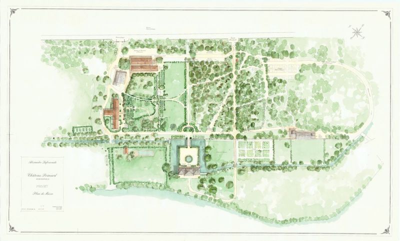 map of chateau