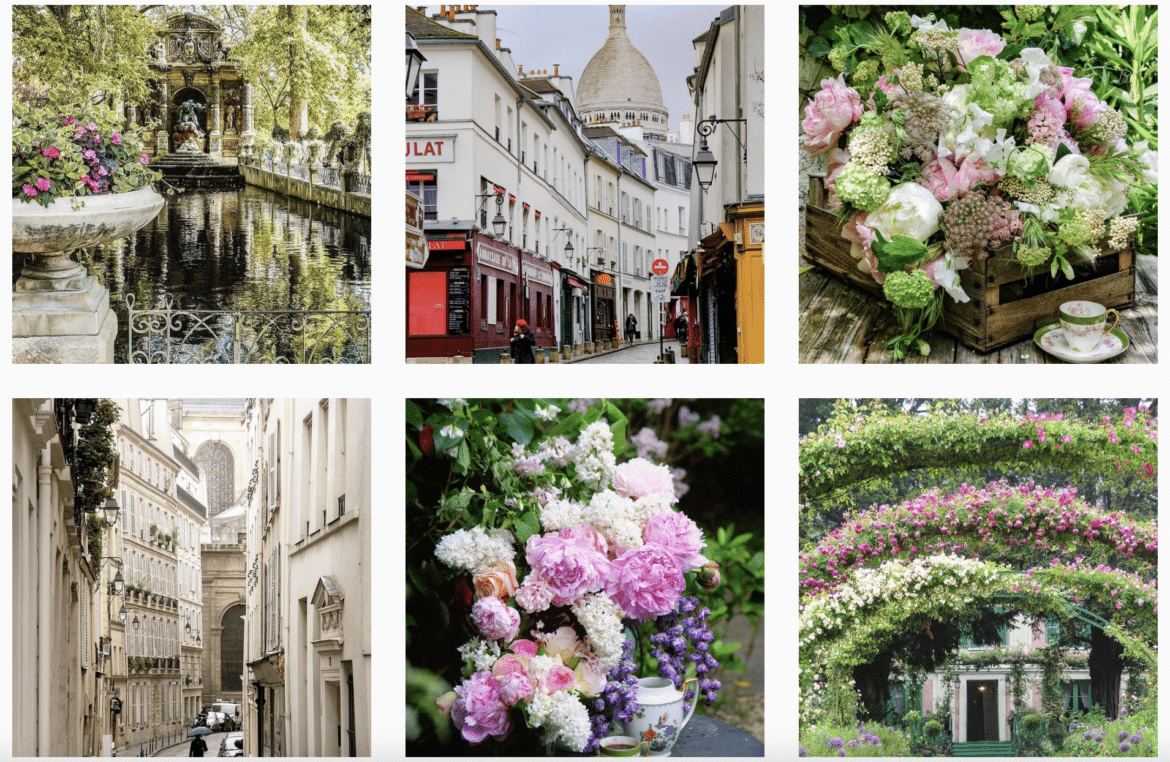 instagram feed of chantal lang