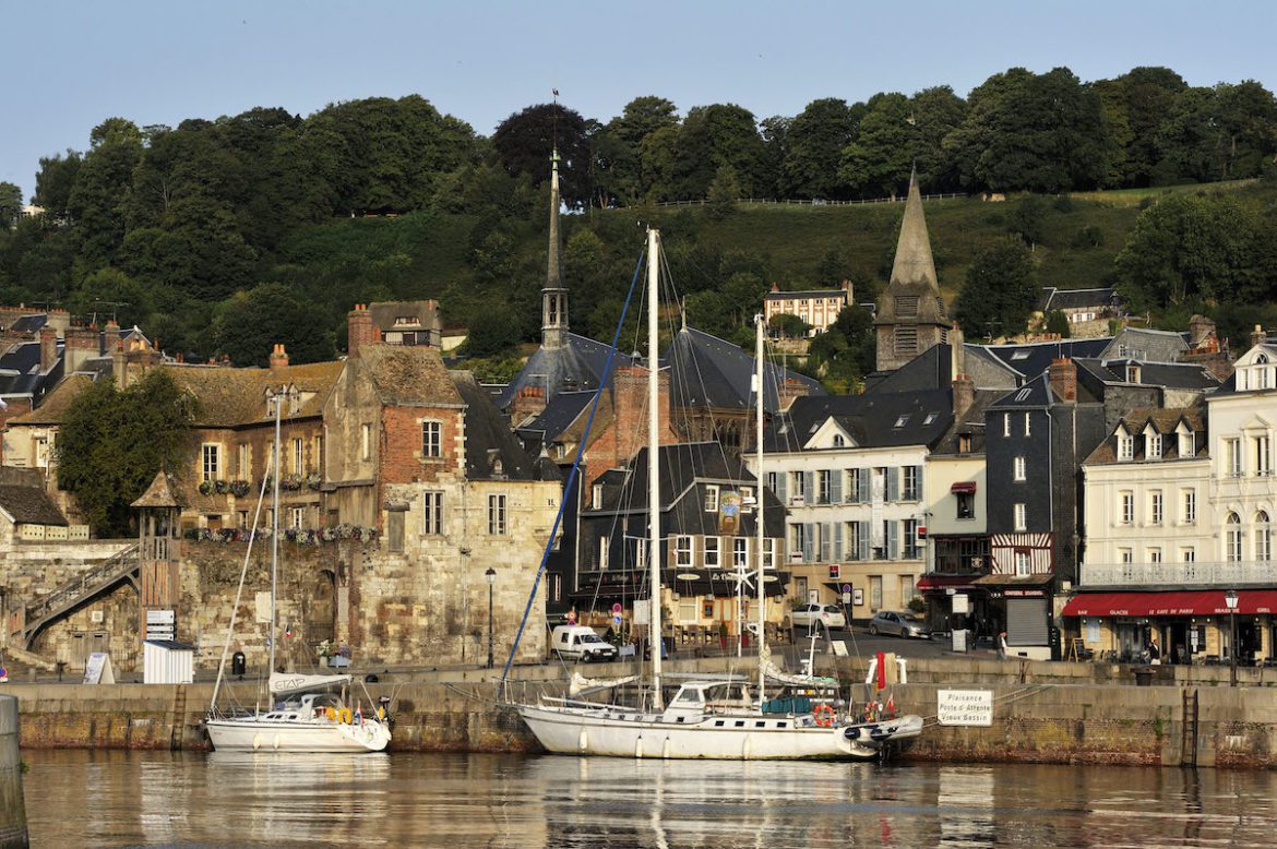 port town honfleur
