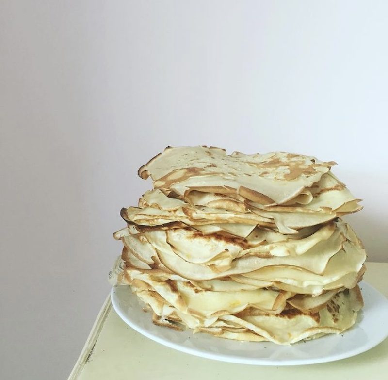 stack of crepes