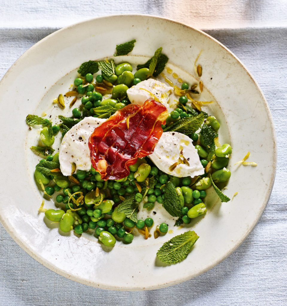 broad bean salad