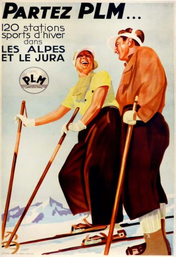 Publicité Ancienne – Les Sports D'hiver à Nice 1925 – Document Issu De Magazine