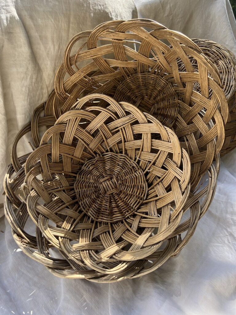 antique wicker baskets