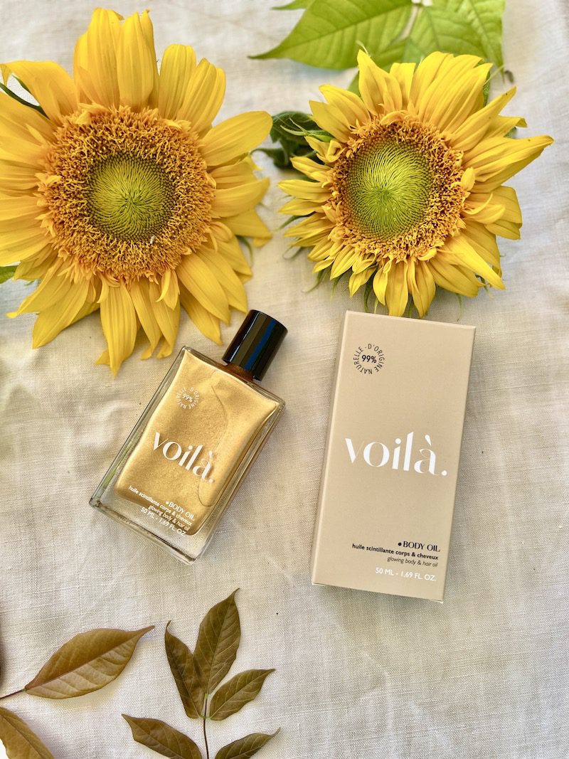 voila shimmer body oil MFCH Boutique