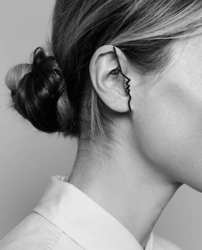 mara paris modern French ear cuff