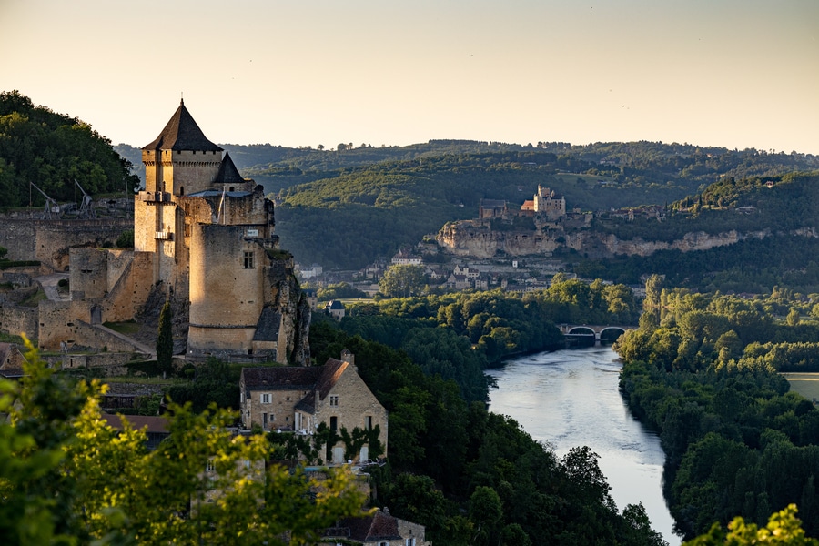 How to Style Your Home like a French Châteaux - dordogne castle on river