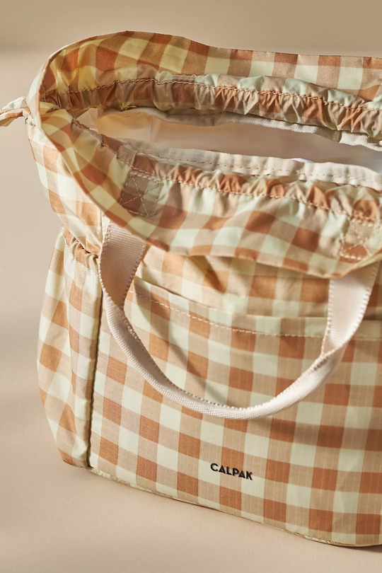 Pink gingham Lunch cooler bag