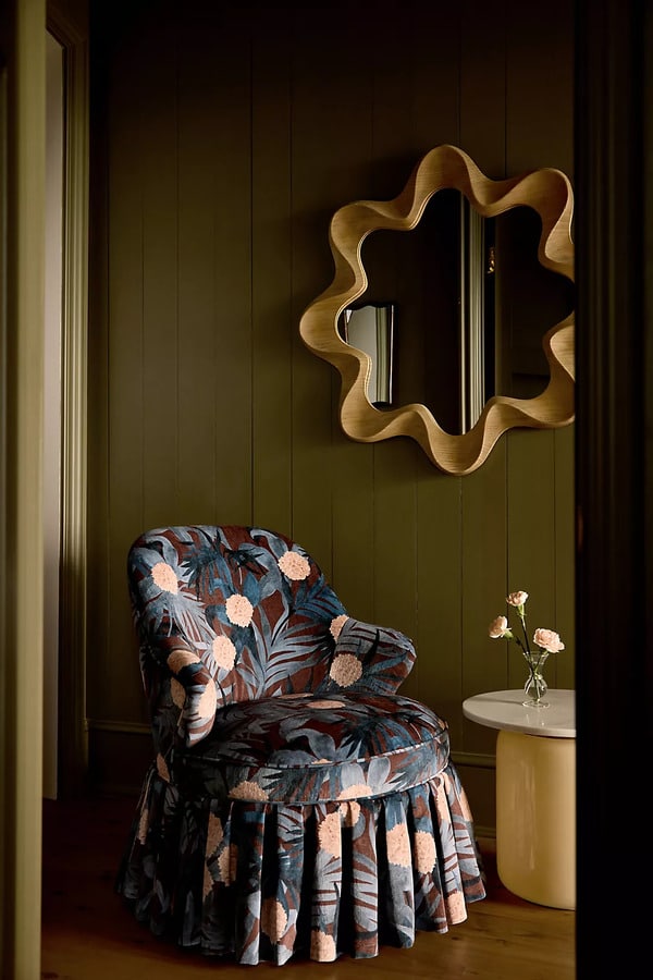 fabric upholstered chair