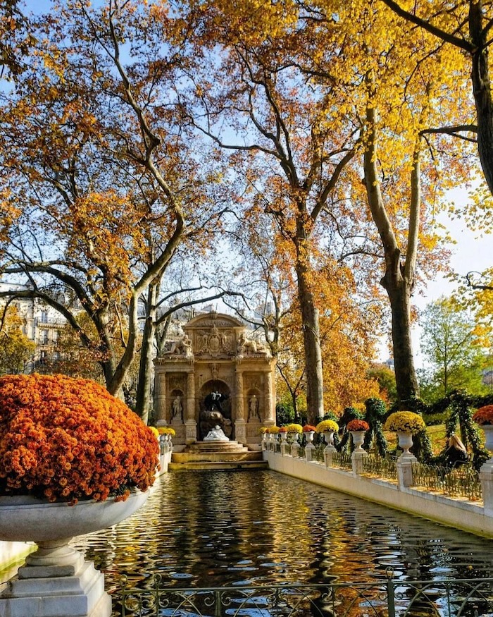 fall in france jardin du luxembourg