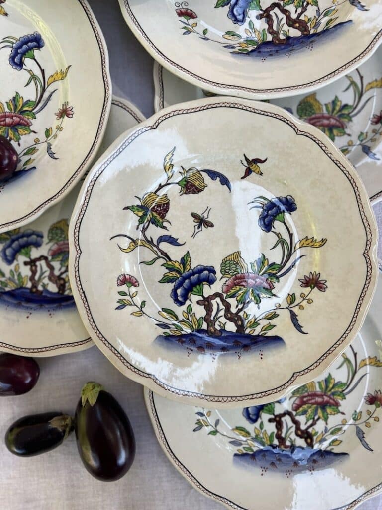 french gift ideas antique plates