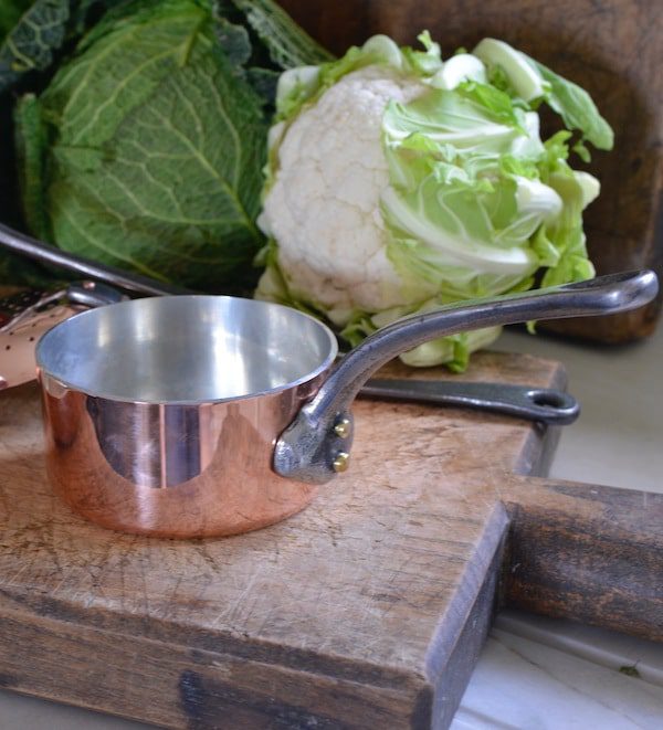 french gift ideas copper pan