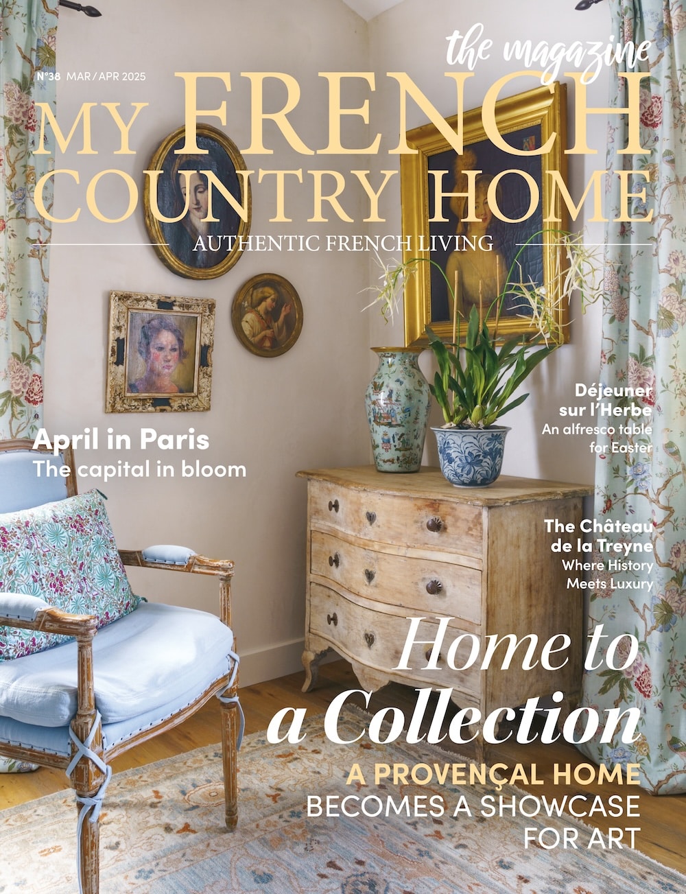 my french country home magazine march/april cover