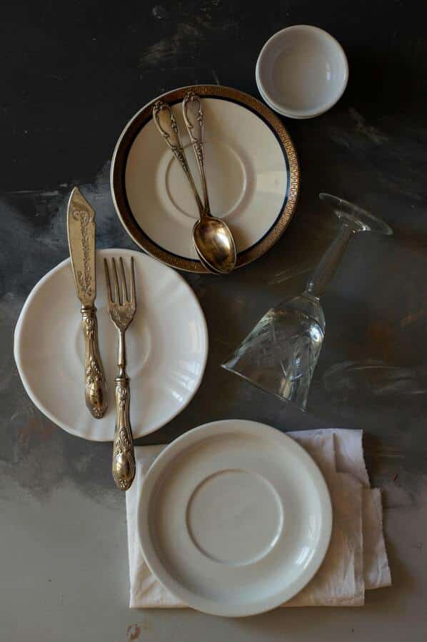 french dinner set