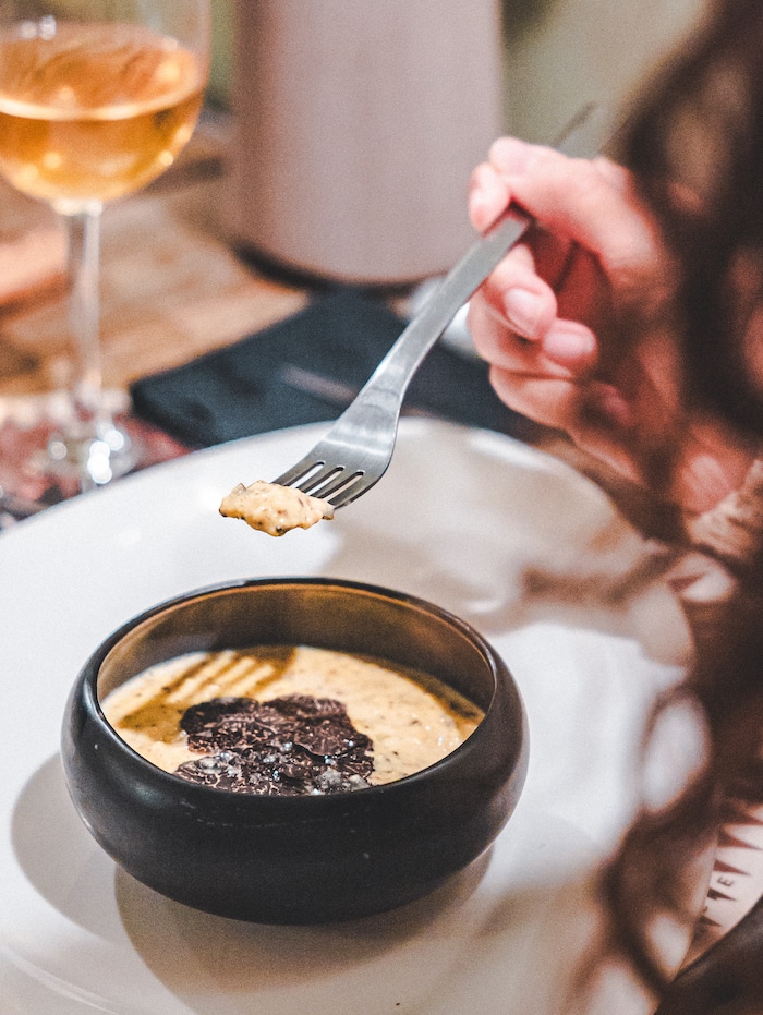 truffle scrambled eggs