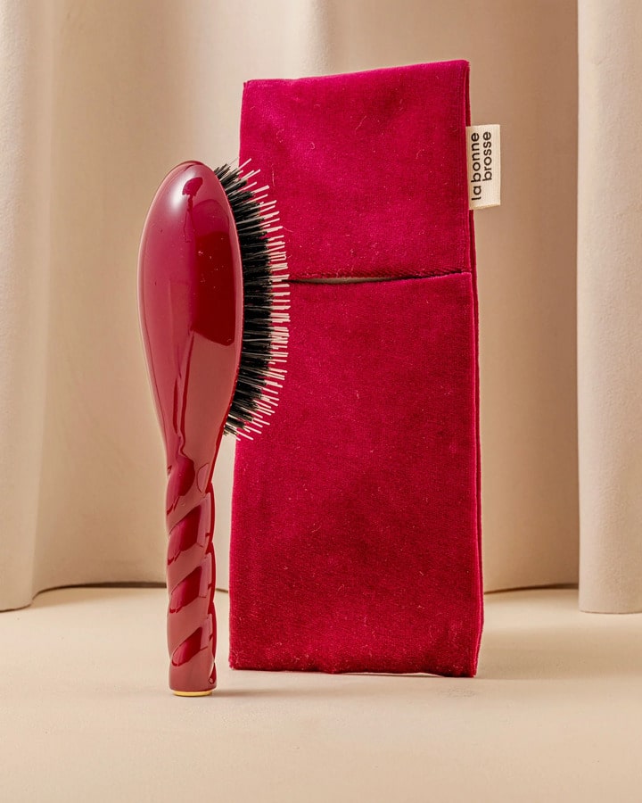 French haircare tips boar bristle brush