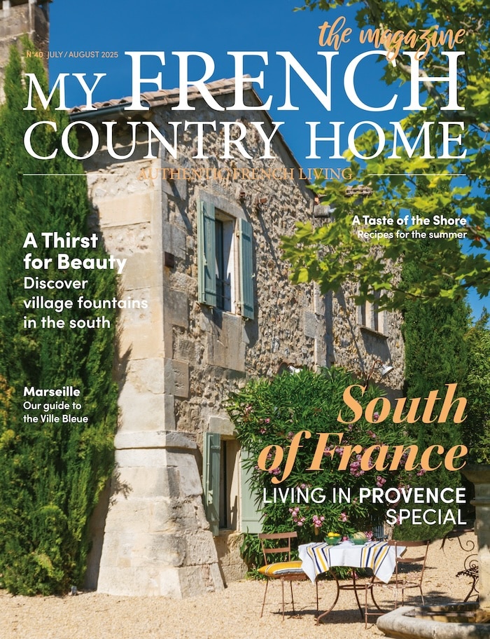 my french country home magazine july/august cover