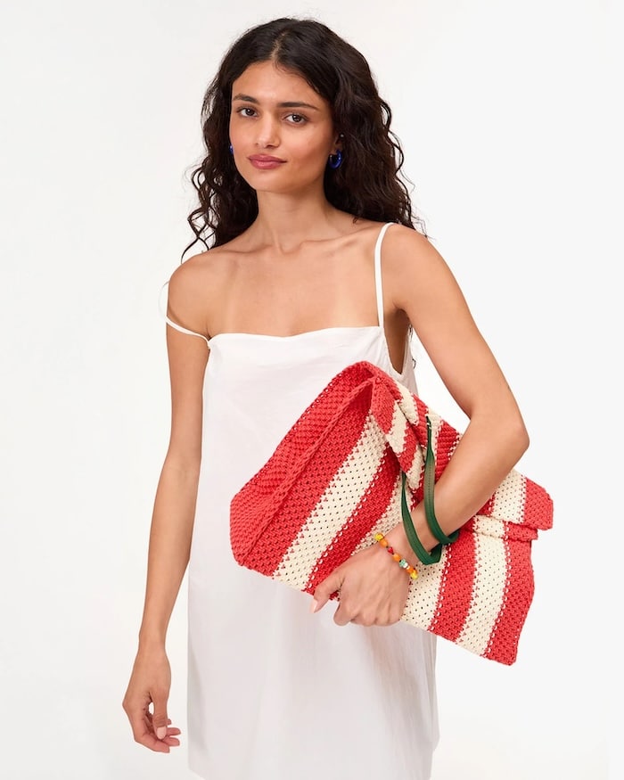 clare v. simple summer tote bag