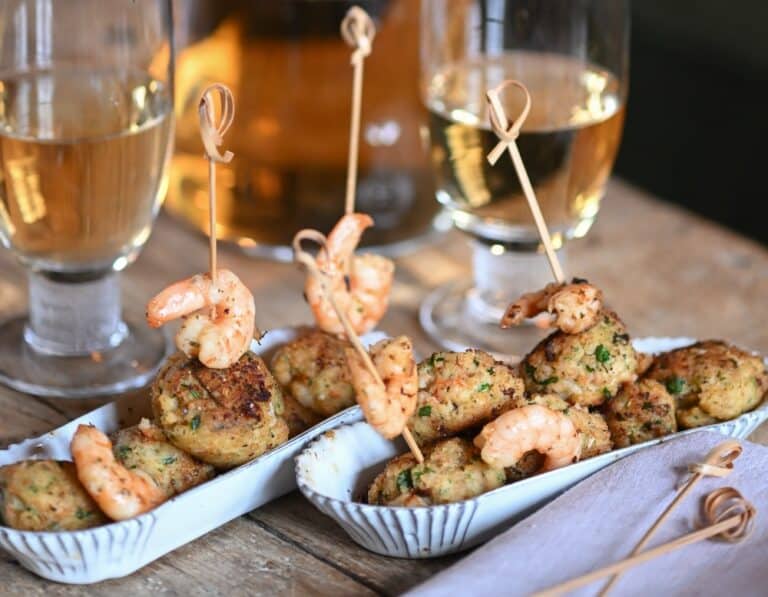 shrimp dumplings hero