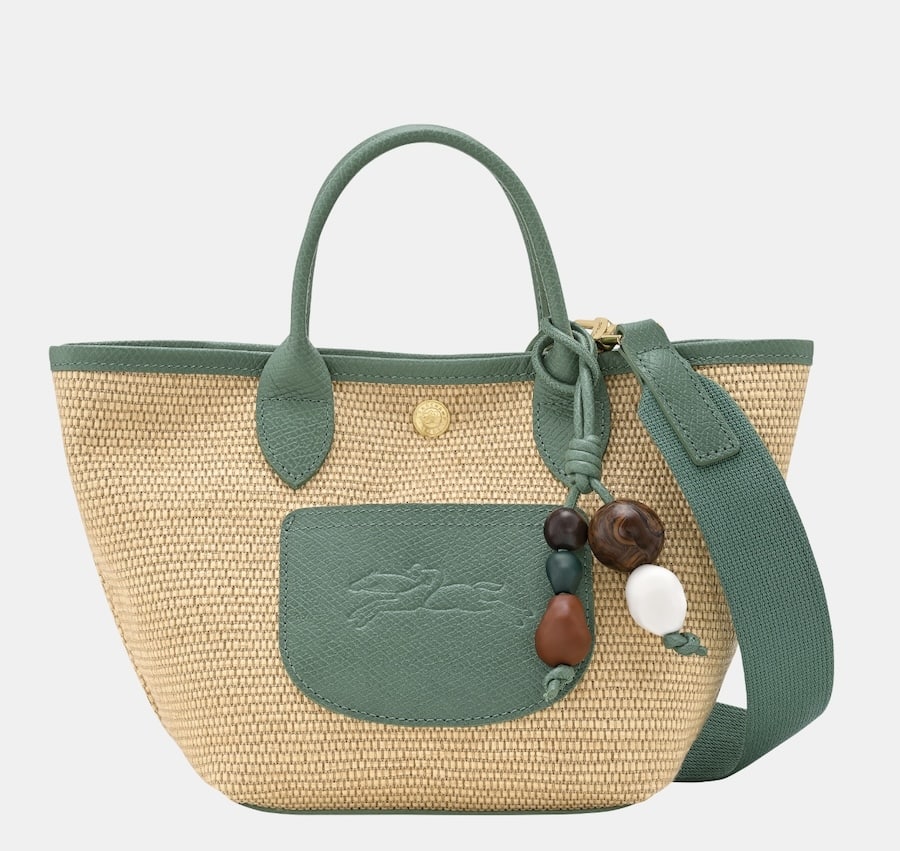 longchamp wicker inspired bag small
