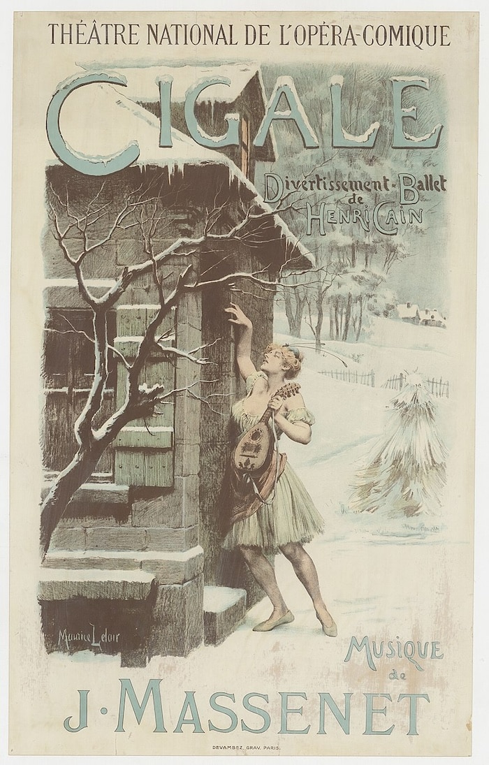 cigale ballet poster