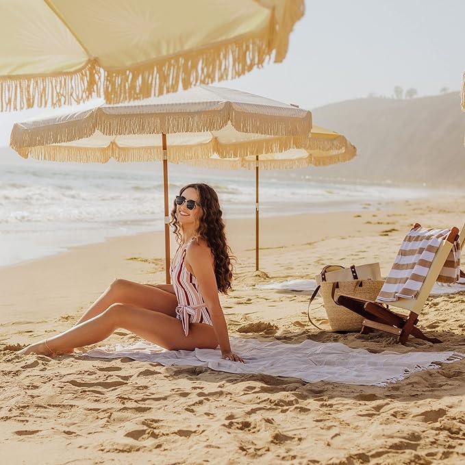 striped parasol