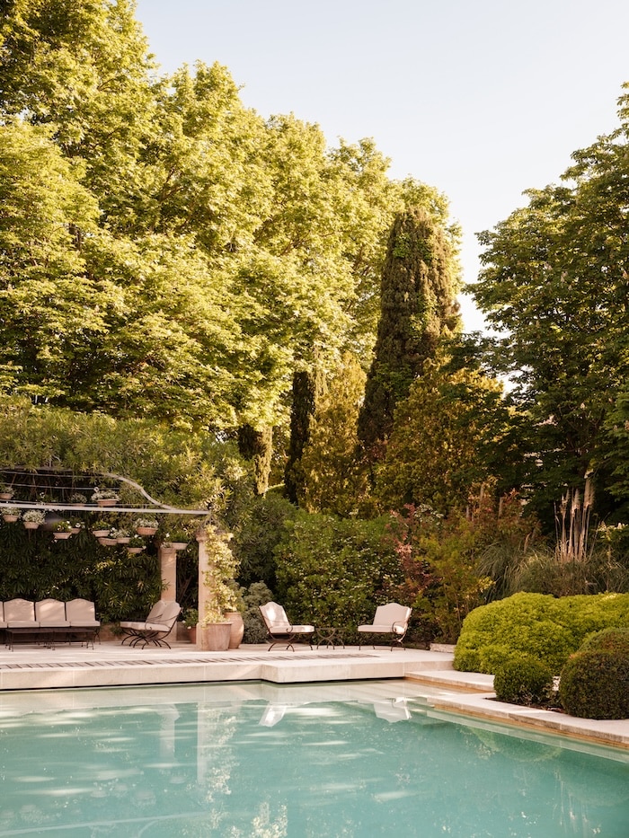 pool at le mas de chabran