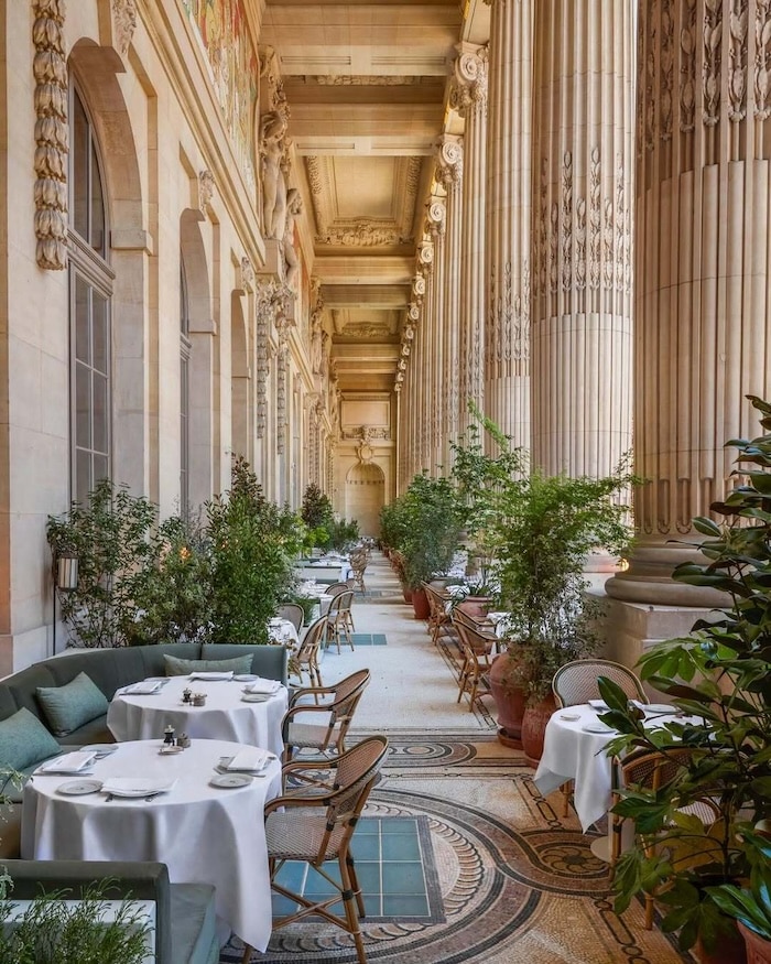 le grand café terrace in Paris