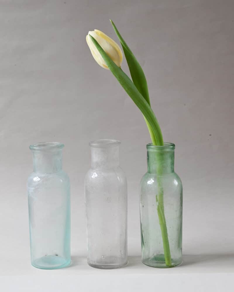 antique glass bottles