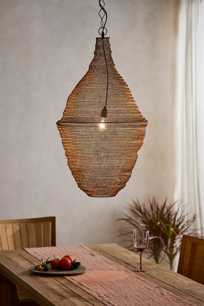 mesh hanging light