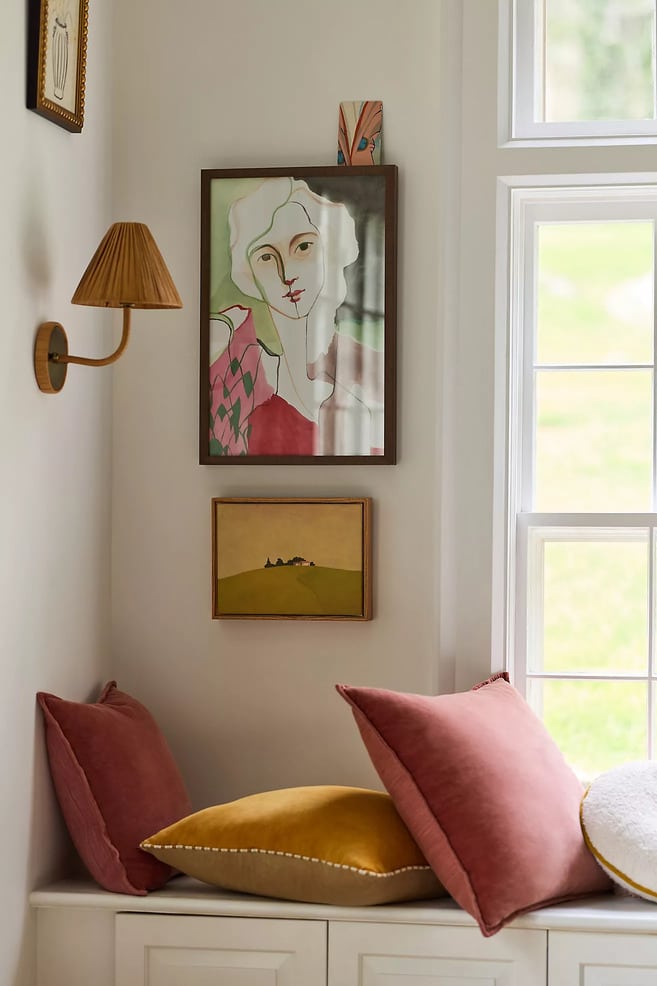 French lighting, rattan wall sconce