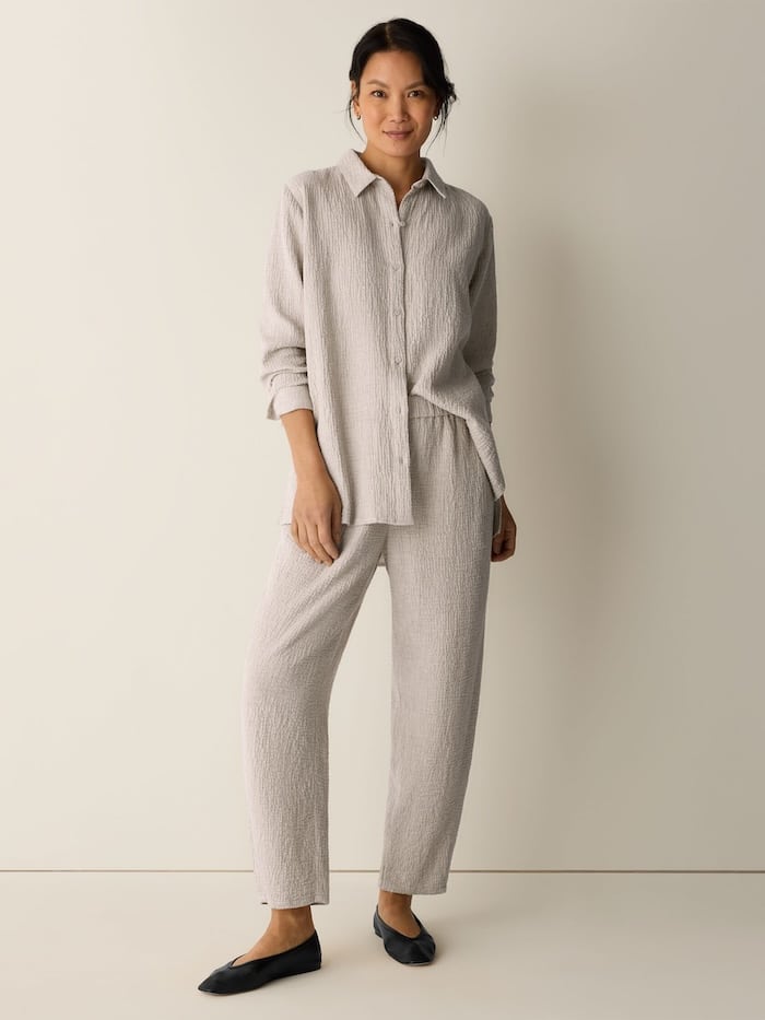 eileen fisher cotton outfit
