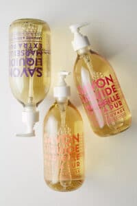 Liquid Savon de Marseille soap for natural house cleaning. 