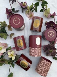 Decluttering French candle 