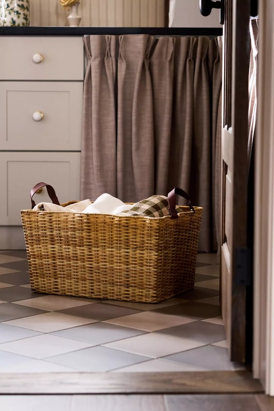 Provençal wicker basket