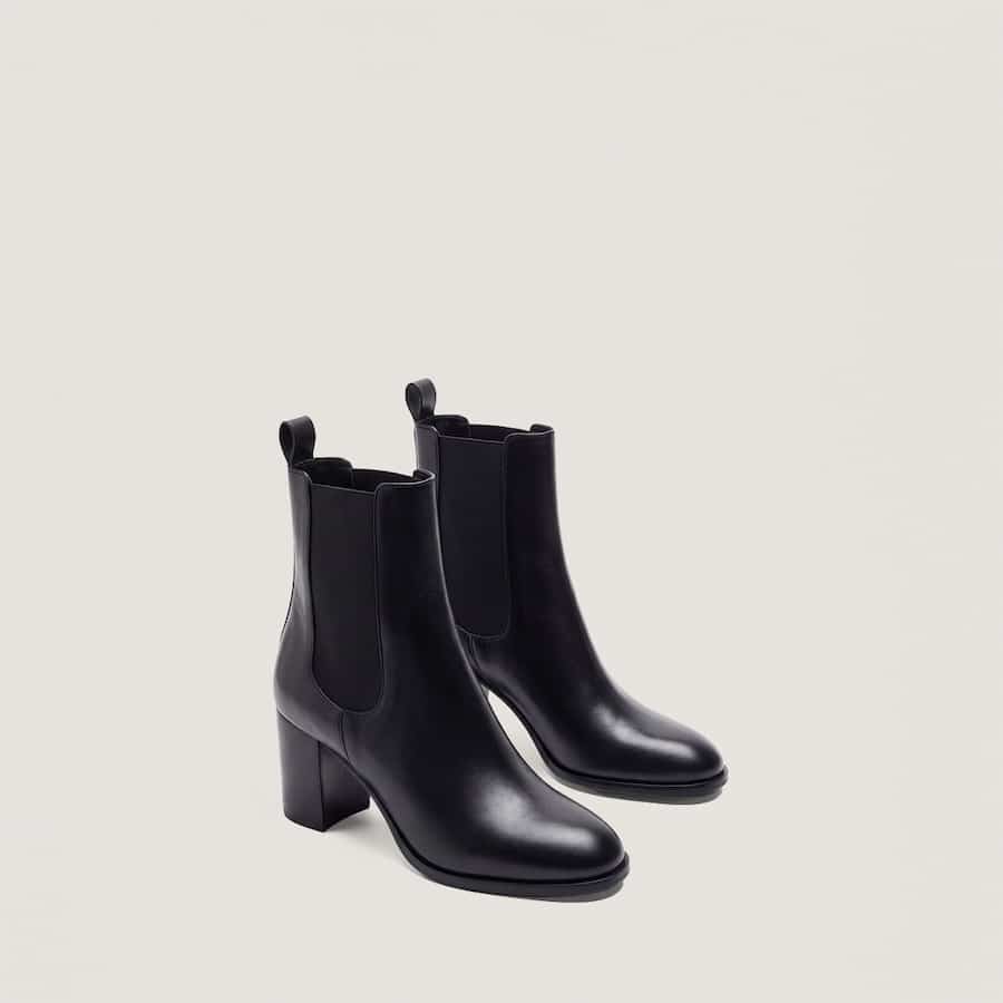 Jonak black leather Dibre boots.